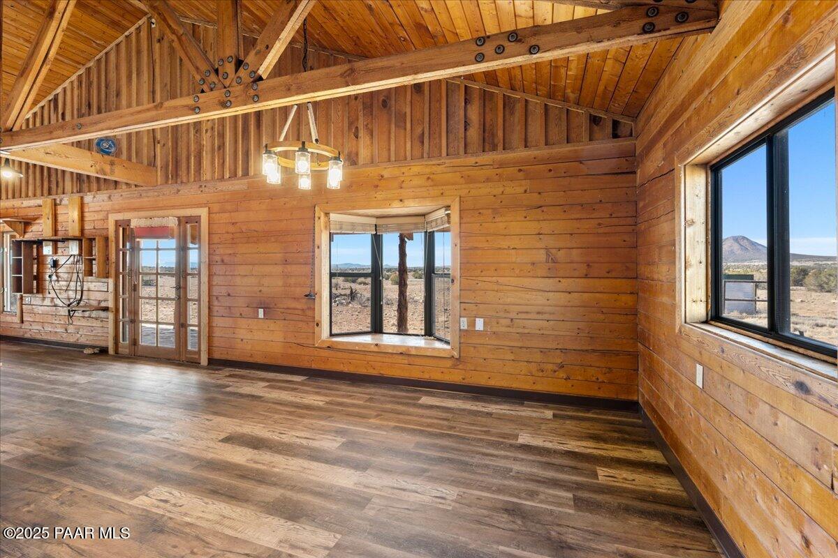 9797 Rocky Rabbit Road Ash Fork, AZ 86320 - Photo 10 of 36 a view of front door of house with wooden stairs