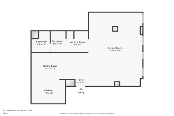 $143,900 | 301 South Walnut Street, Unit 206, Muncie, IN 47305