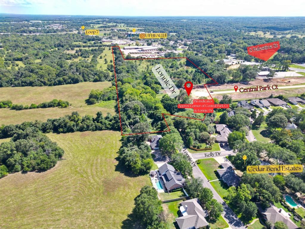 Lot 15 Central Park Athens, TX 75751 - Photo 3 of 37 an aerial view of residential houses with outdoor space and trees