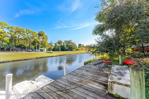 a view of lake from balcony