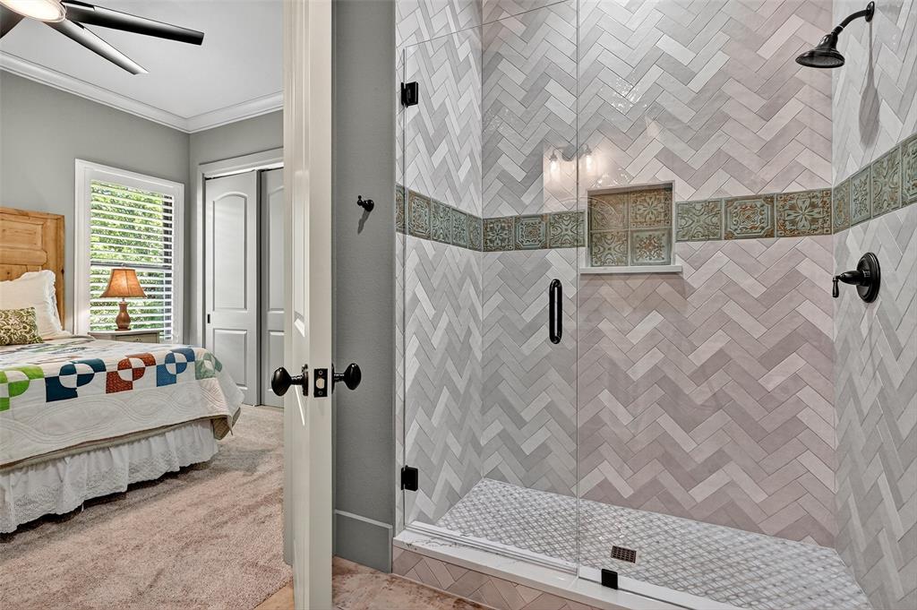 1770 Durning Road Van Alstyne, TX 75495 - Photo 39 of 40 a bathroom with a tub shower and window