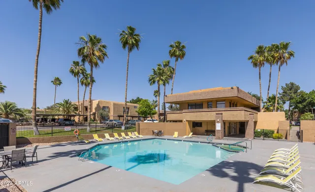 a view of a house with a swimming pool