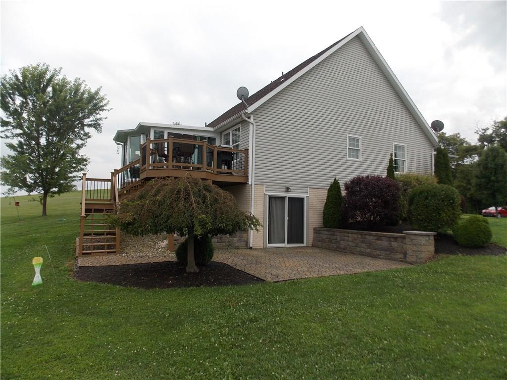 248 Buffalo Road South Washington, PA 15301 - Photo 5 of 20 Side patio with sliding doors into the full basement.