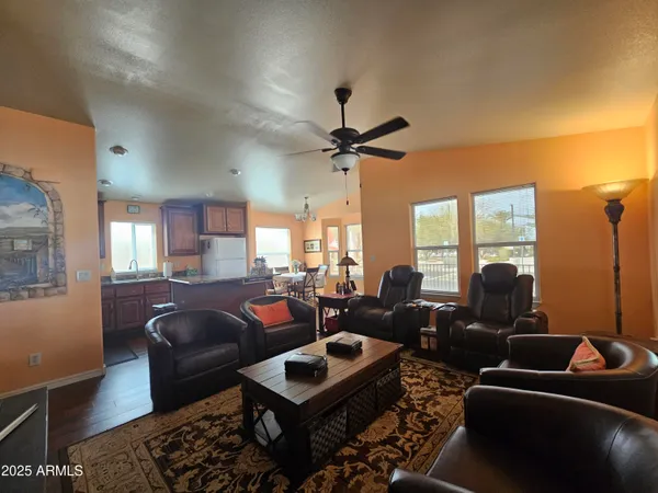 a view of a living room