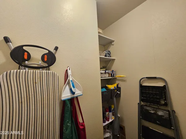 a room with furniture and a window