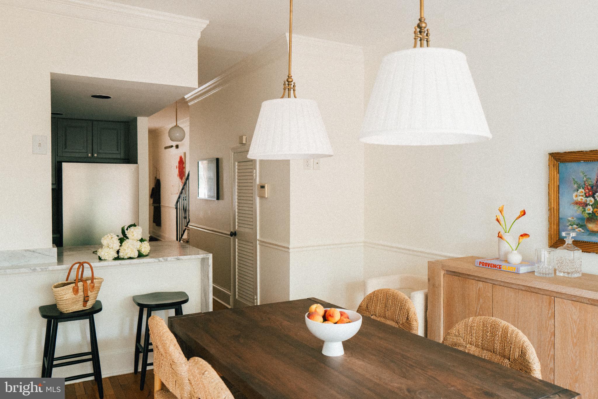 708 9th Street Southeast Washington, DC 20003 - Photo 12 of 31 a bathroom with a sink vanity and a mirror
