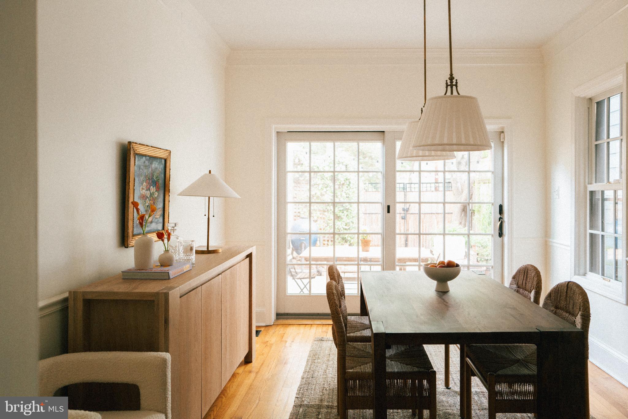 708 9th Street Southeast Washington, DC 20003 - Photo 9 of 31 a view of a a dining room with furniture window and outside view