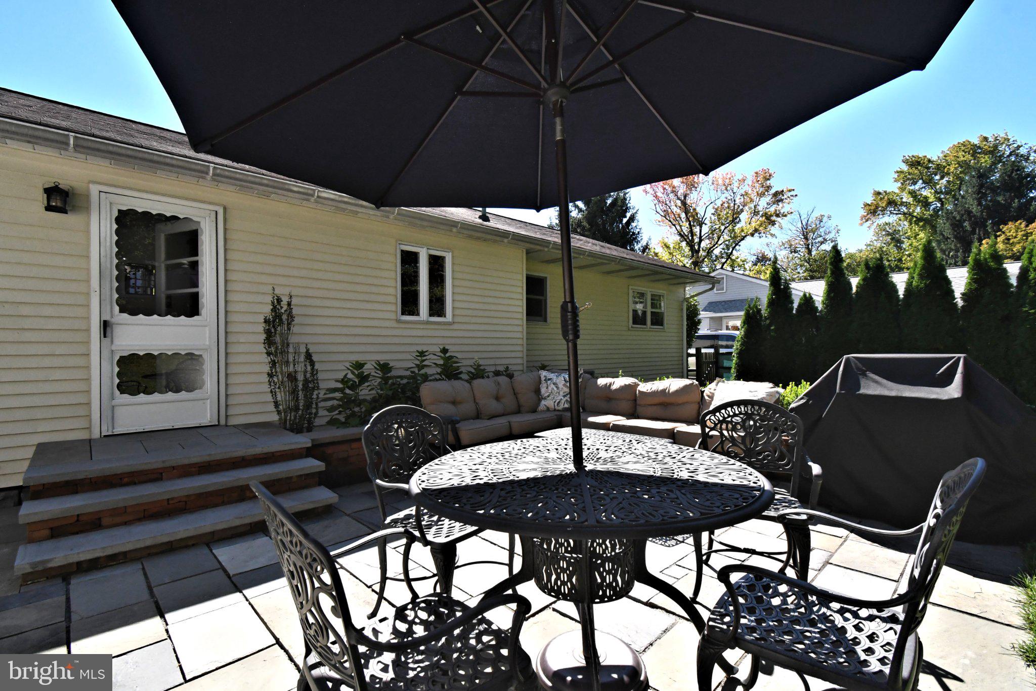 204 West Ferry Road Yardley, PA 19067 - Photo 47 of 58 BlueStone Patio and Rear steps to home