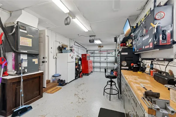 a view of a storage room with a lot of stuff