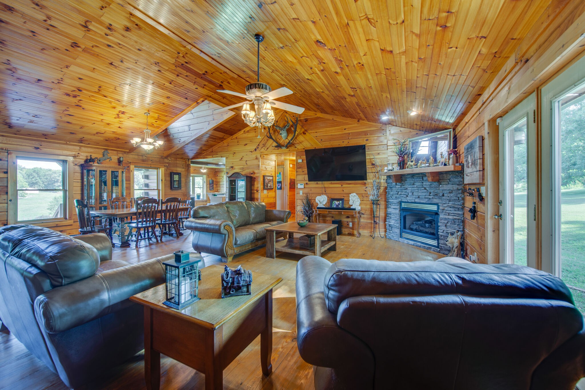 1946 Mann Road Lebanon, TN 37087 - Photo 20 of 50 a living room with furniture and a fireplace