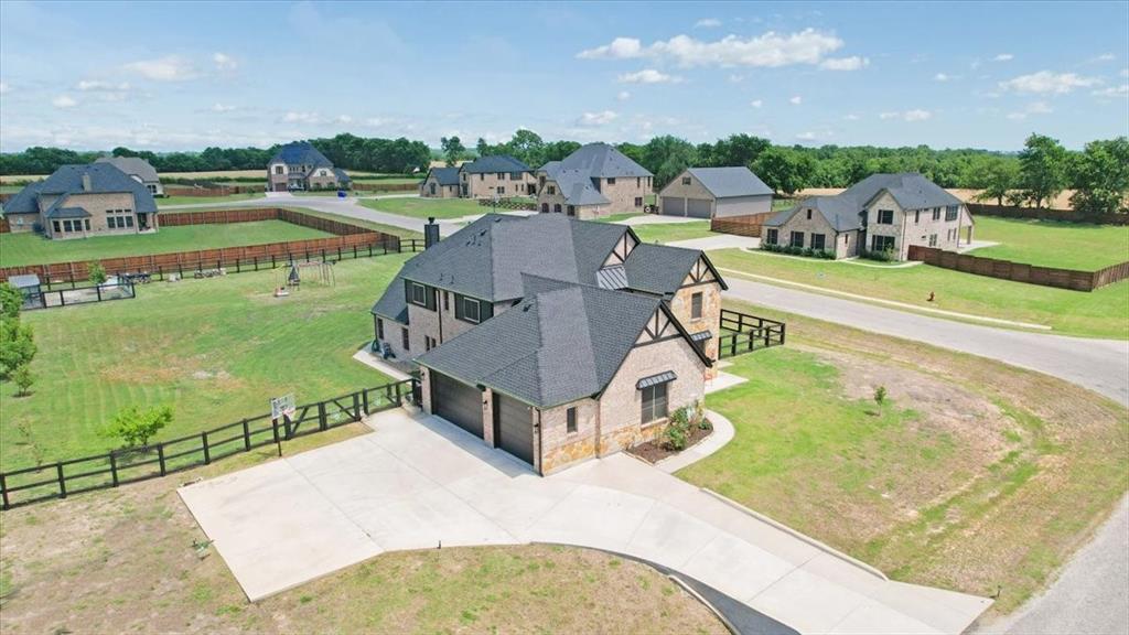 1205 Redbud Street Howe, TX 75459 - Photo 35 of 40 an aerial view of a house with a big yard