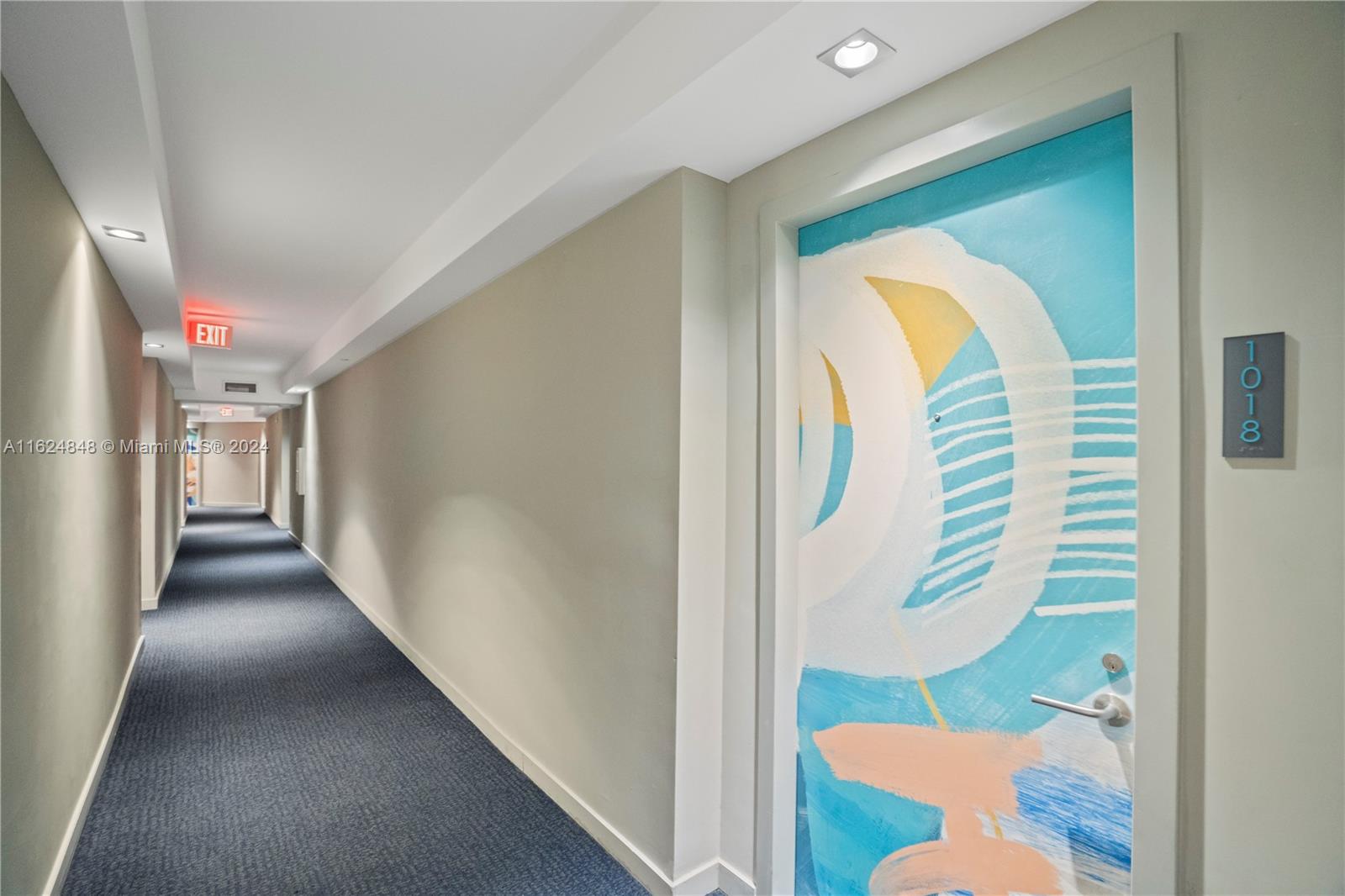 4250 Biscayne Boulevard, Unit 1018 Miami, FL 33137 - Photo 24 of 54 a view of a hallway with entryway