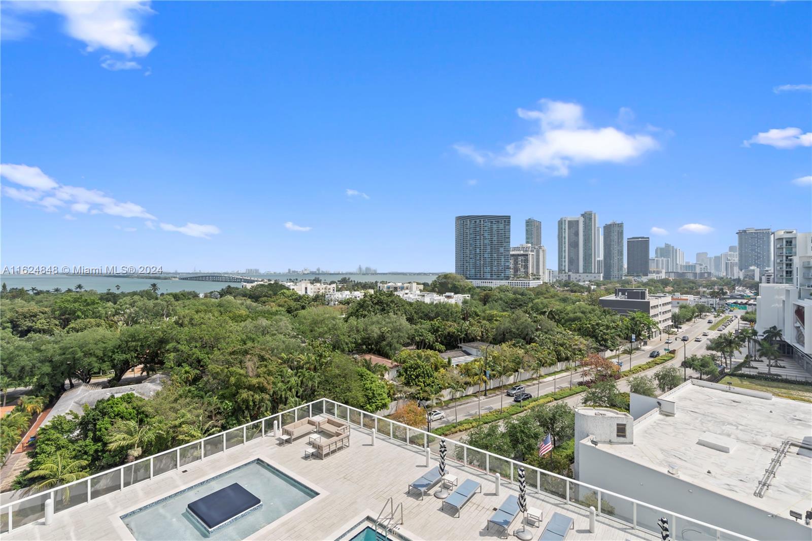 4250 Biscayne Boulevard, Unit 1018 Miami, FL 33137 - Photo 28 of 54 a view of a city with tall buildings