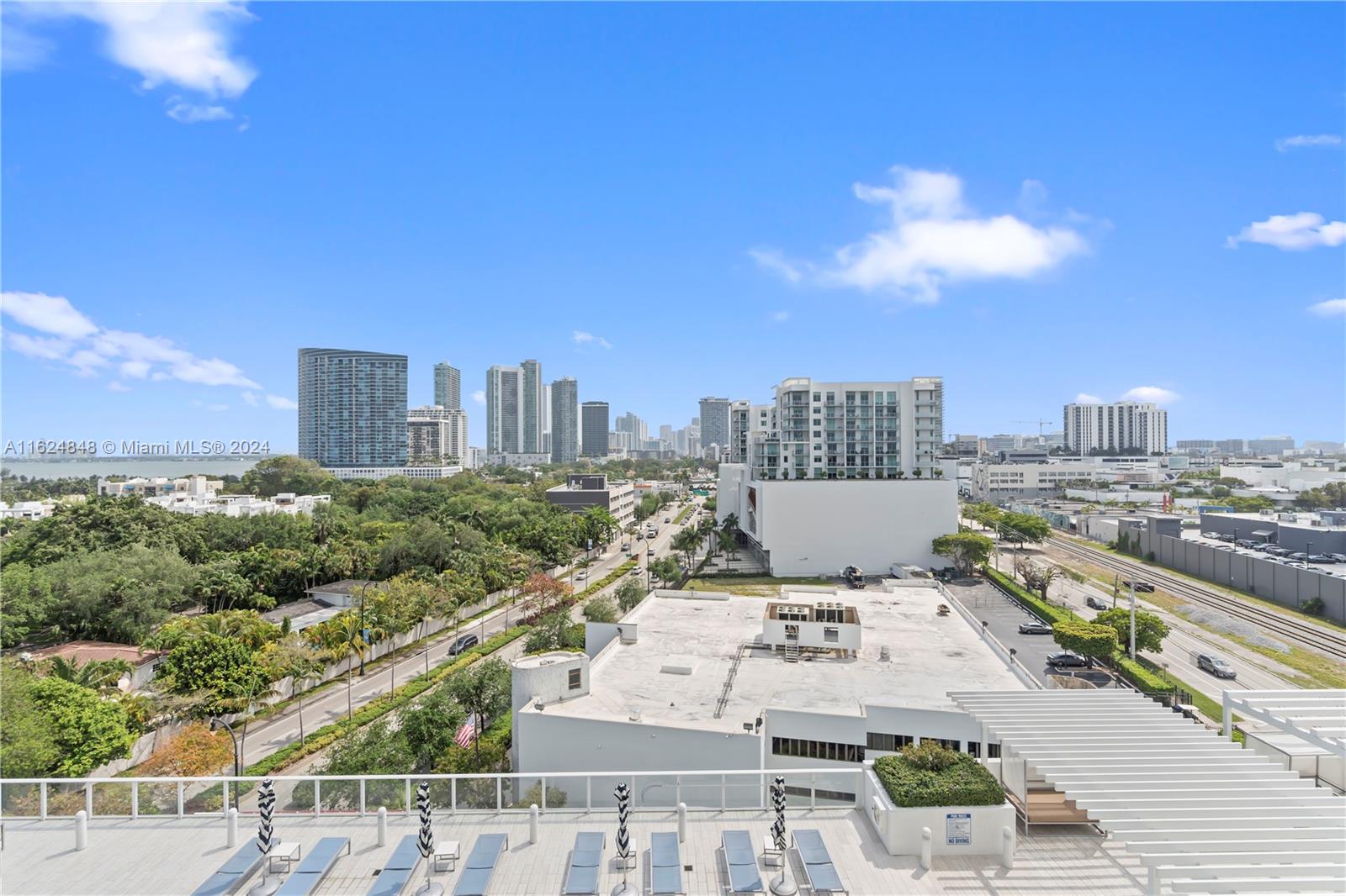 4250 Biscayne Boulevard, Unit 1018 Miami, FL 33137 - Photo 38 of 54 a view of a city with tall buildings