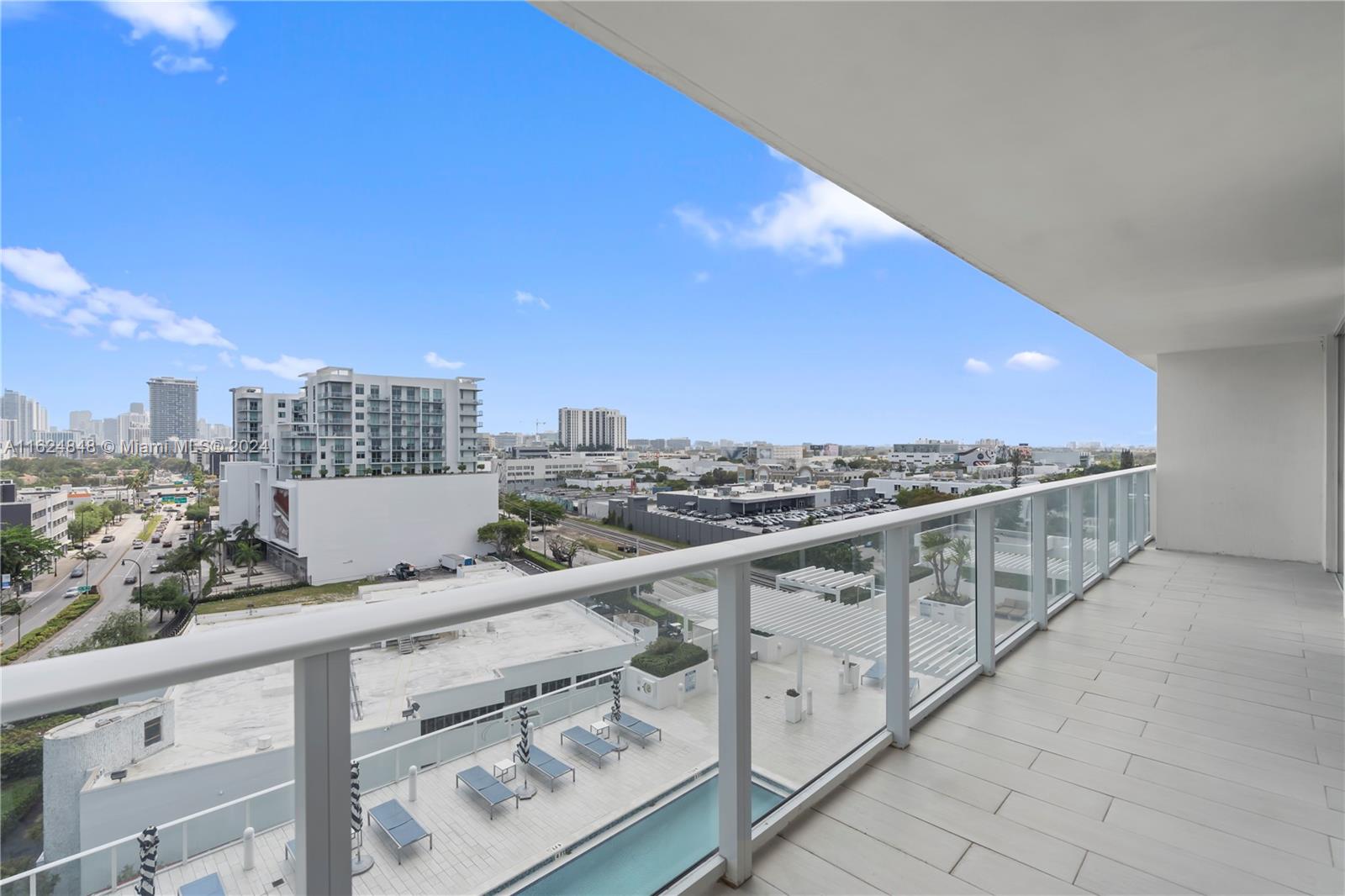 4250 Biscayne Boulevard, Unit 1018 Miami, FL 33137 - Photo 40 of 54 a view of terrace with city view