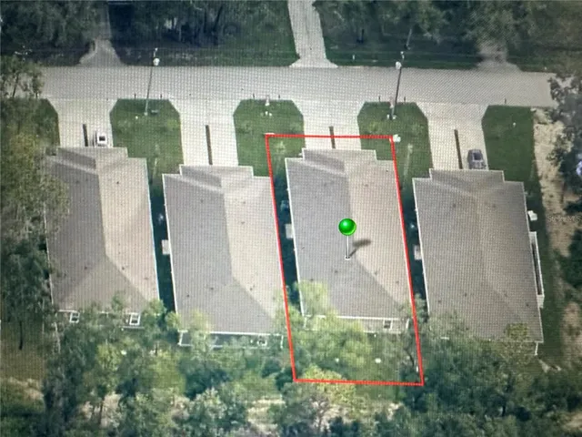 a front view of a house with outdoor space