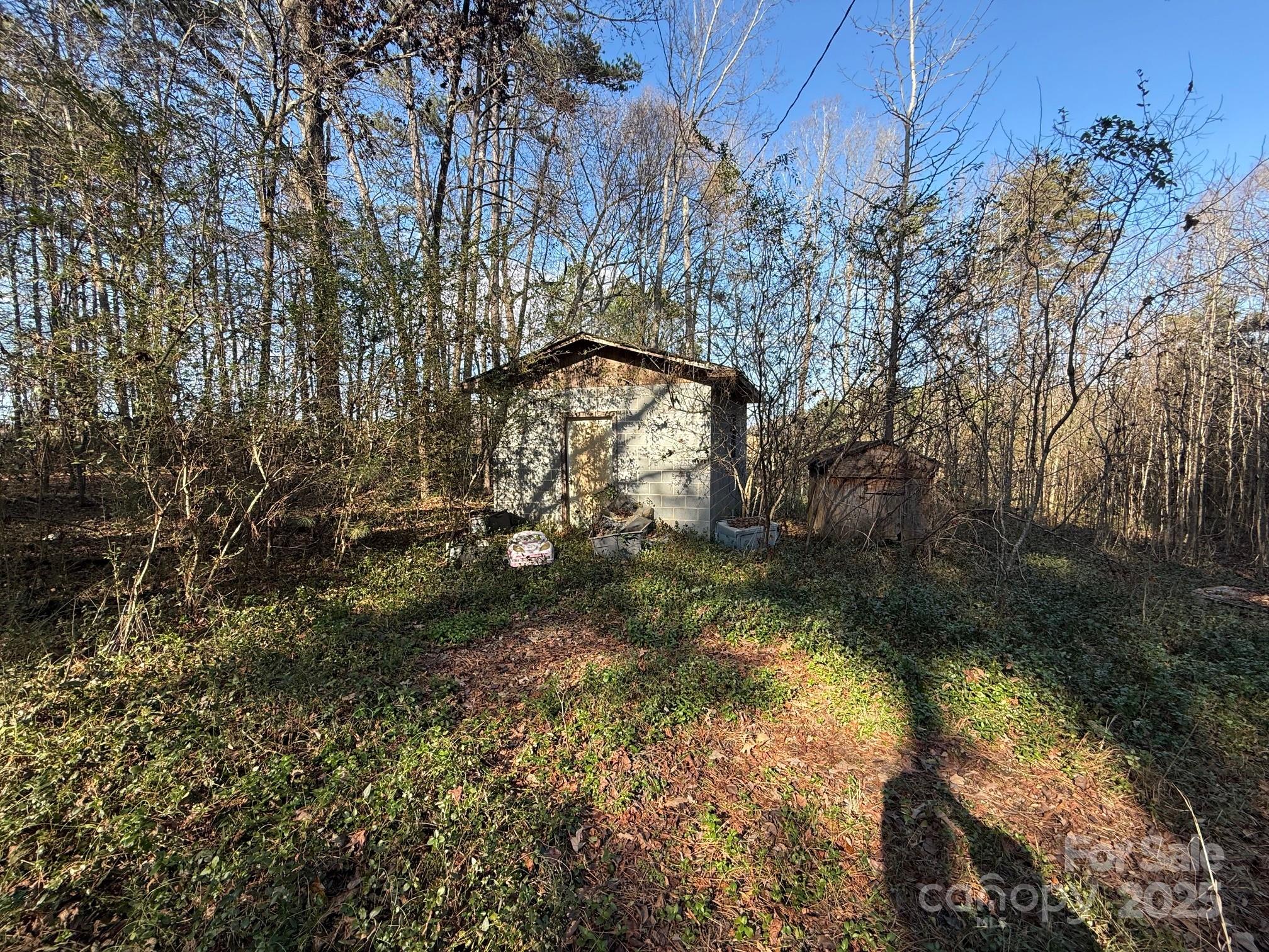 16329 Eury Road Norwood, NC 28128 - Photo 5 of 5 a backyard of a house with lots of green space