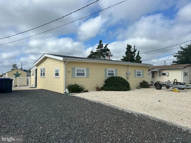 a view of a house with a patio