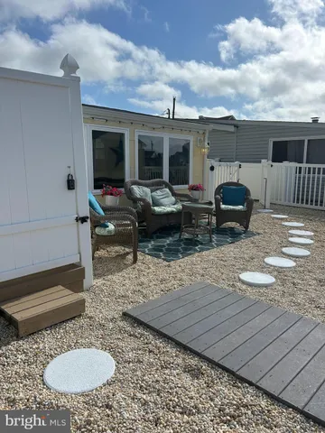 a outdoor space with furniture