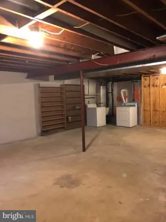 a view of a storage room
