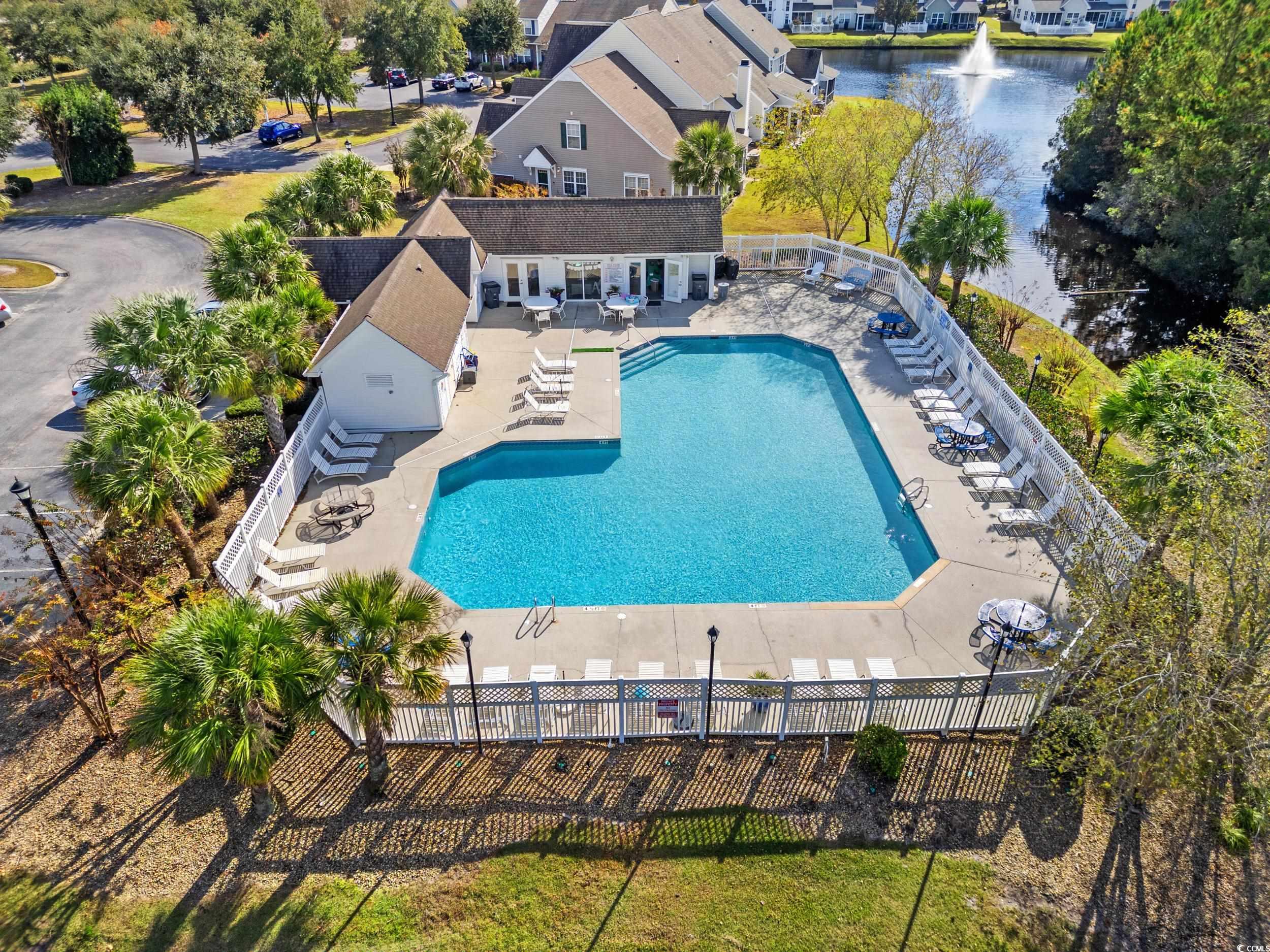 270 Seabert Road, Unit 270 Myrtle Beach, SC 29579 - Photo 23 of 31 Aerial view of a pool area