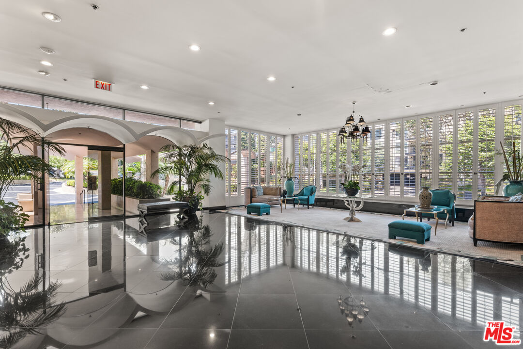 1333 South Beverly Glen Boulevard, Unit 703 Los Angeles, CA 90024 - Photo 17 of 18 a kitchen with stainless steel appliances lots of counter top space