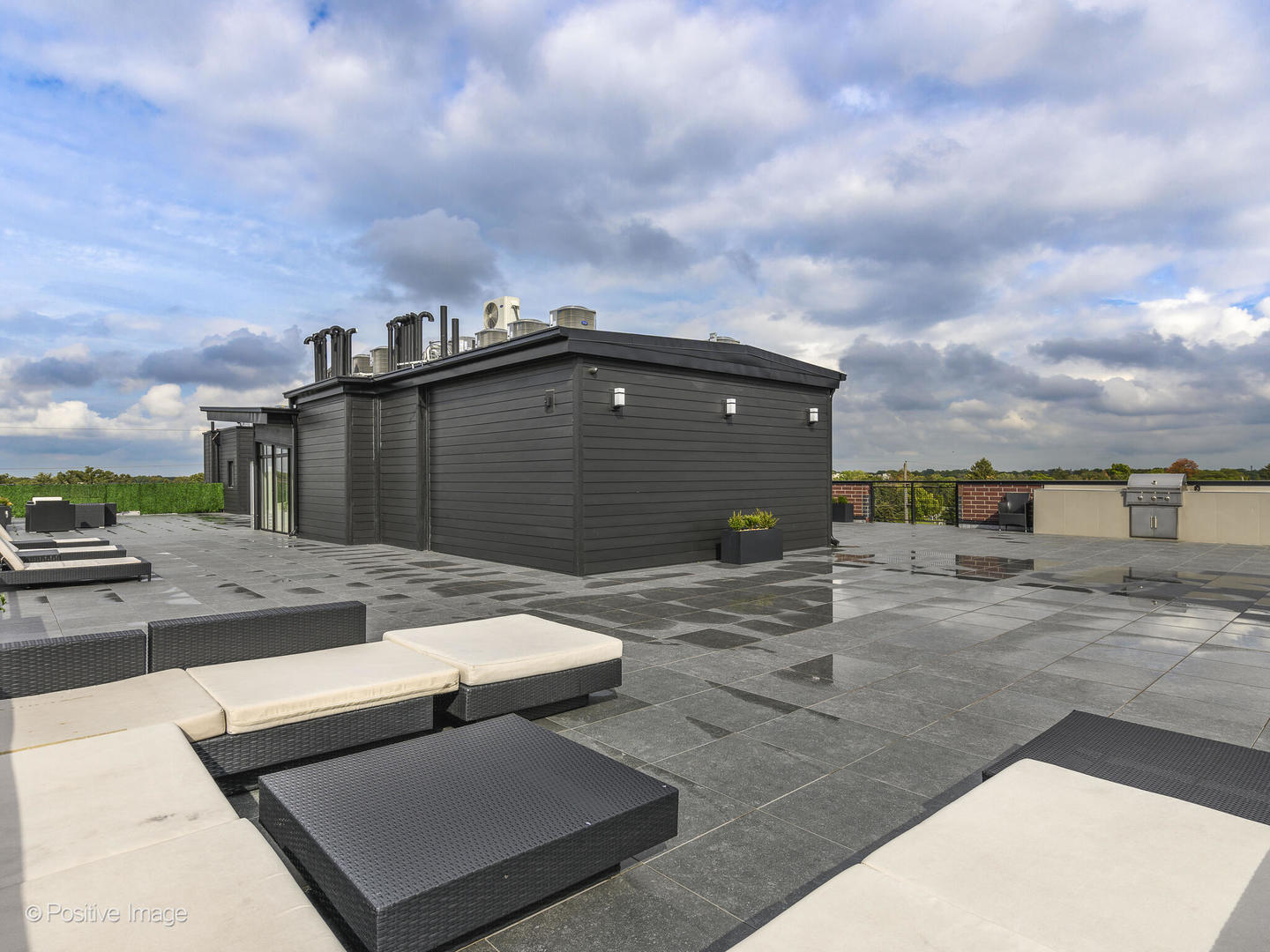 2811 Thatcher Avenue, Unit 301 River Grove, IL 60171 - Photo 25 of 44 a terrace view with barbeque oven and seating space