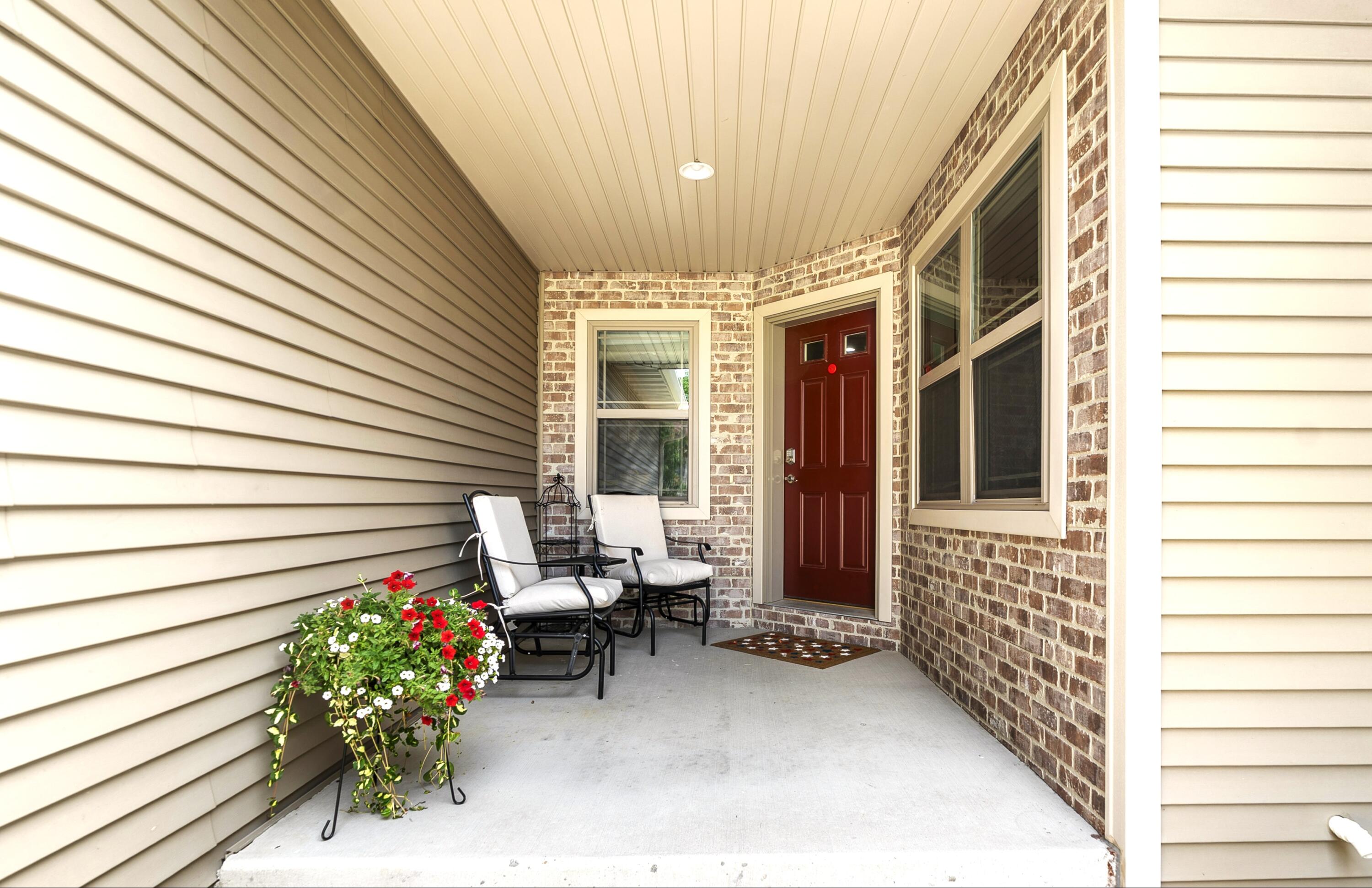 113 Community Drive Fall River, WI 53932 - Photo 3 of 40 Private Front Porch