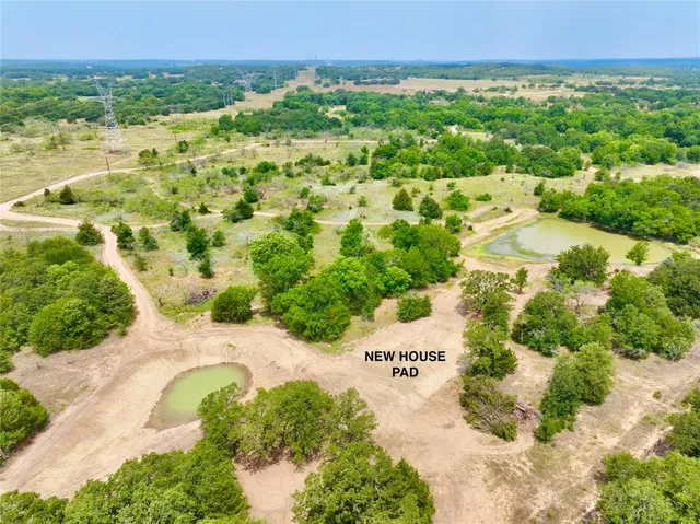 a view of a bunch of trees and houses