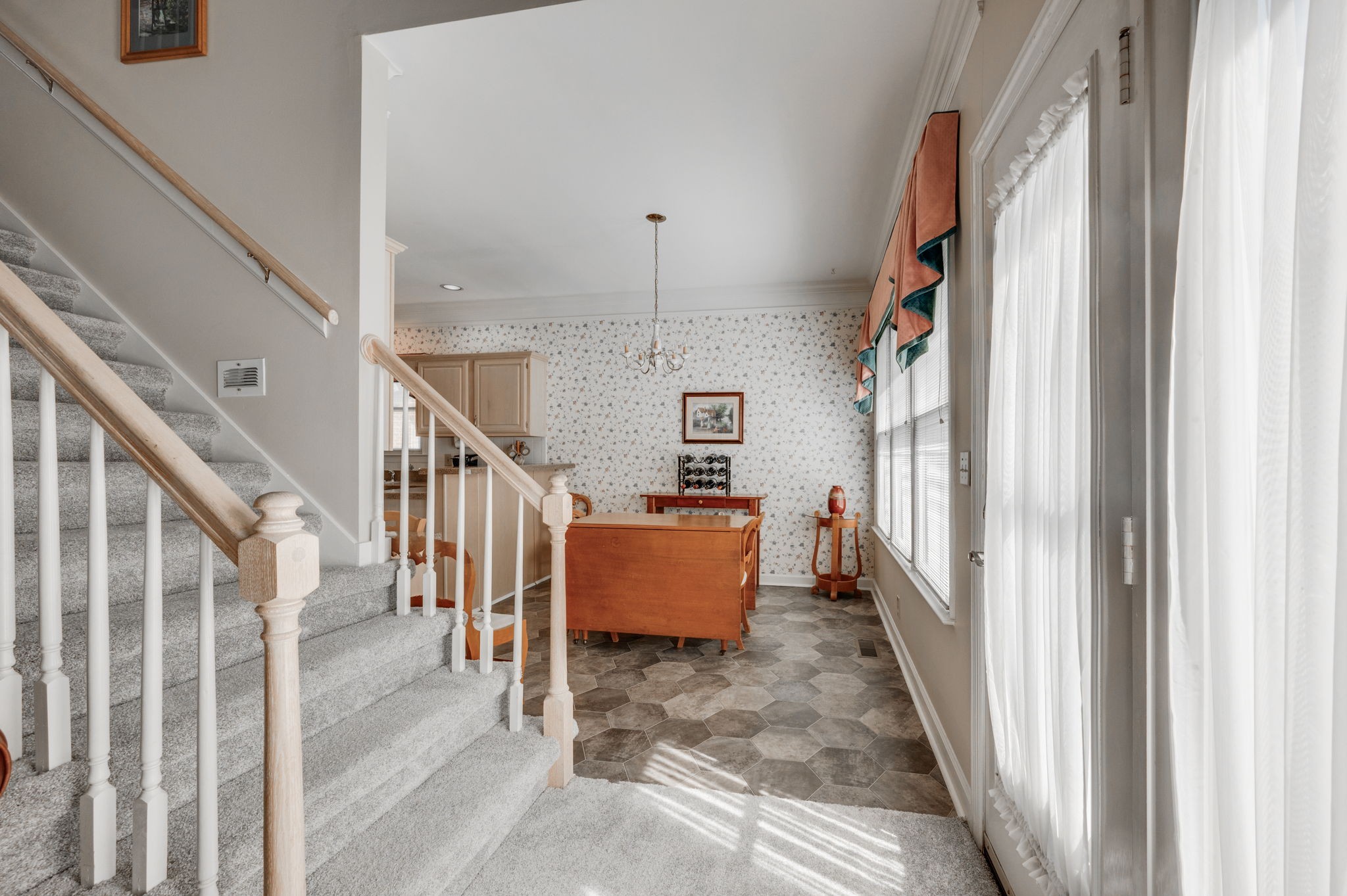 1705 Fieldcrest Circle Franklin, TN 37064 - Photo 21 of 45 a view of entryway and hall with wooden floor