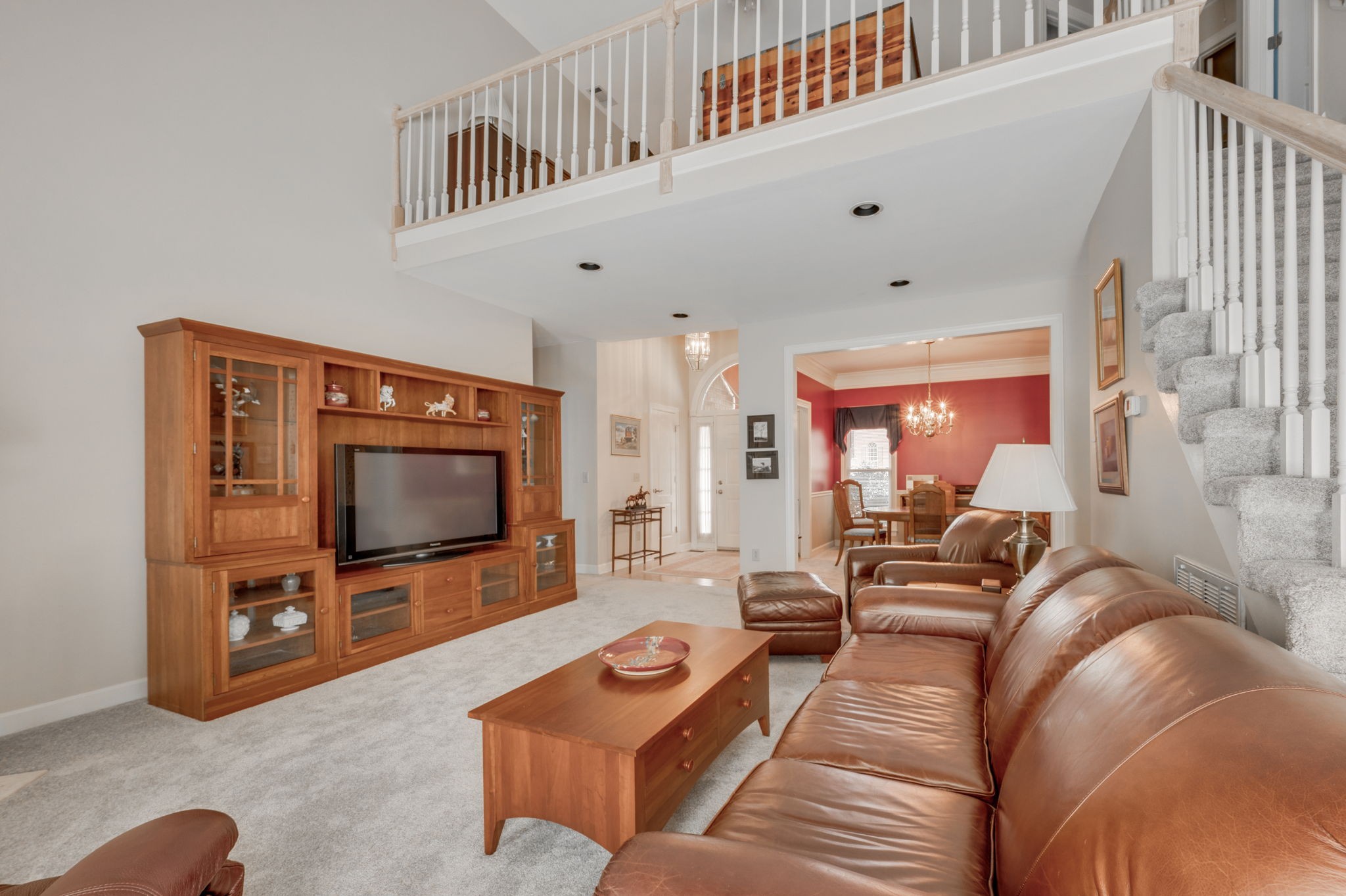 1705 Fieldcrest Circle Franklin, TN 37064 - Photo 24 of 45 a living room with furniture and a flat screen tv