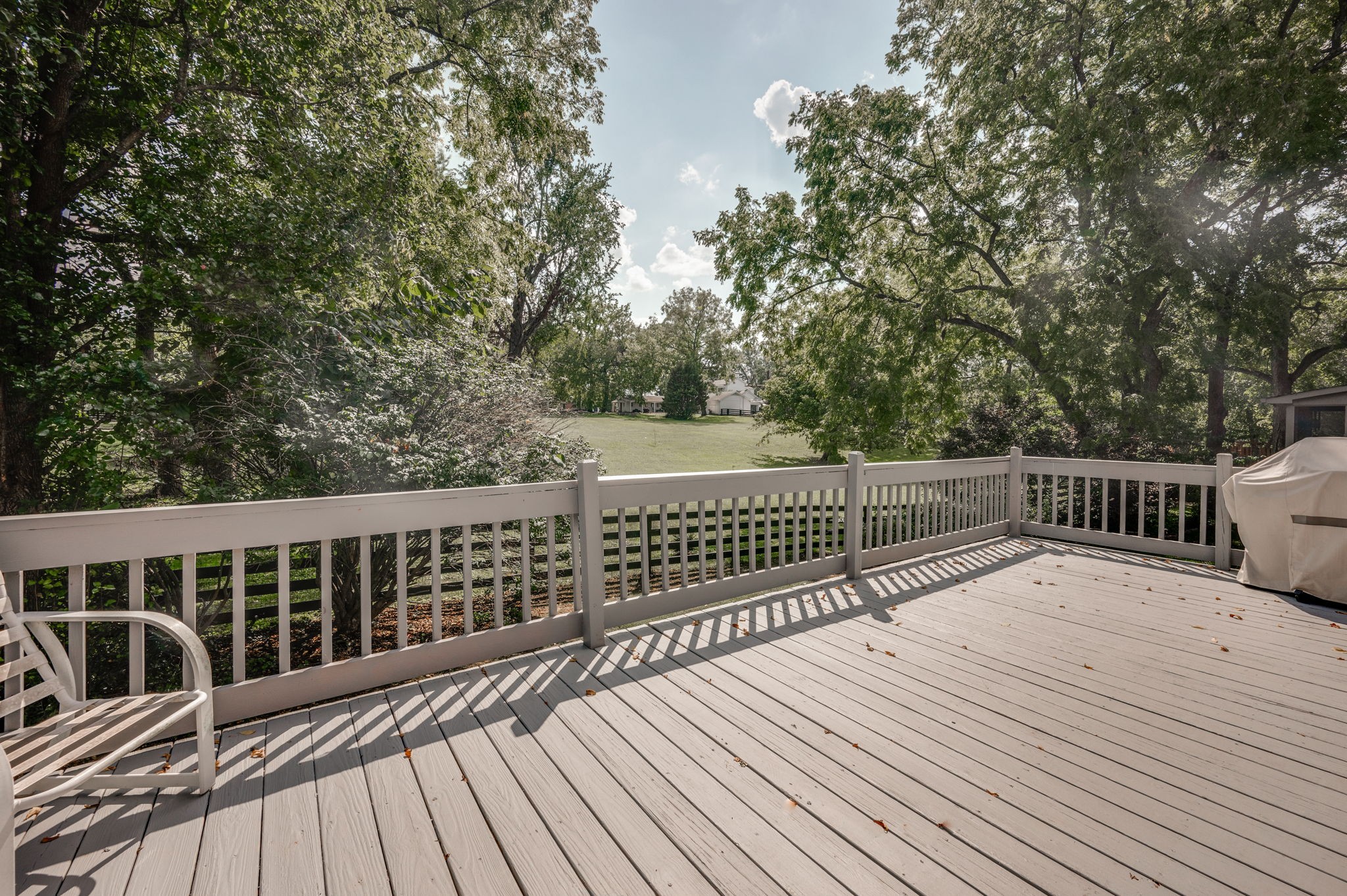 1705 Fieldcrest Circle Franklin, TN 37064 - Photo 3 of 45 a view of deck with wooden floor and fence