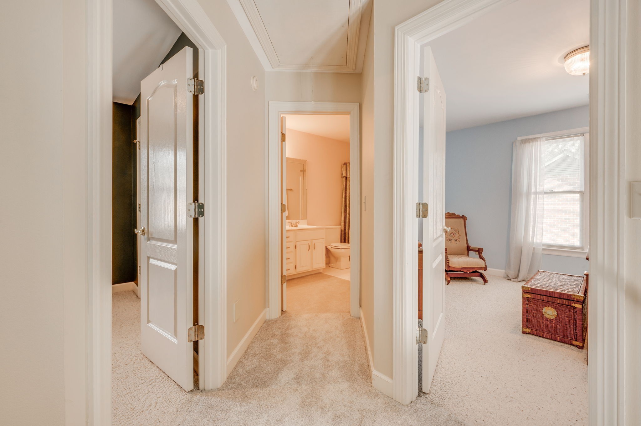 1705 Fieldcrest Circle Franklin, TN 37064 - Photo 36 of 45 a view of a bedroom with a bed and a view of bathroom