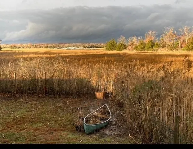 a view of an ocean and beach