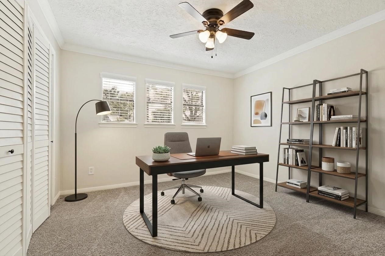 9110 Godstone Lane Spring, TX 77379 - Photo 12 of 24 9110 Godstone Lane - Secondary Bedroom staged as office