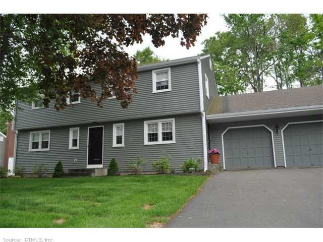 55 Black Birch Road Wethersfield, CT 06109 - Photo 1 of 1 Exterior Front. UPDATED SIDING AND WINDOWS