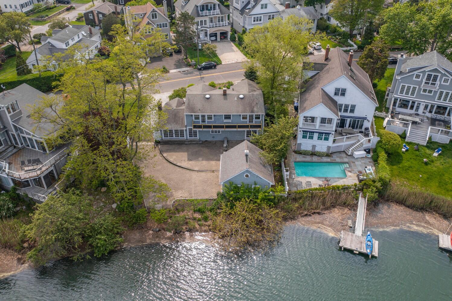 85 Roton Avenue Rowayton, CT 06853 - Photo 30 of 31 an aerial view of a house