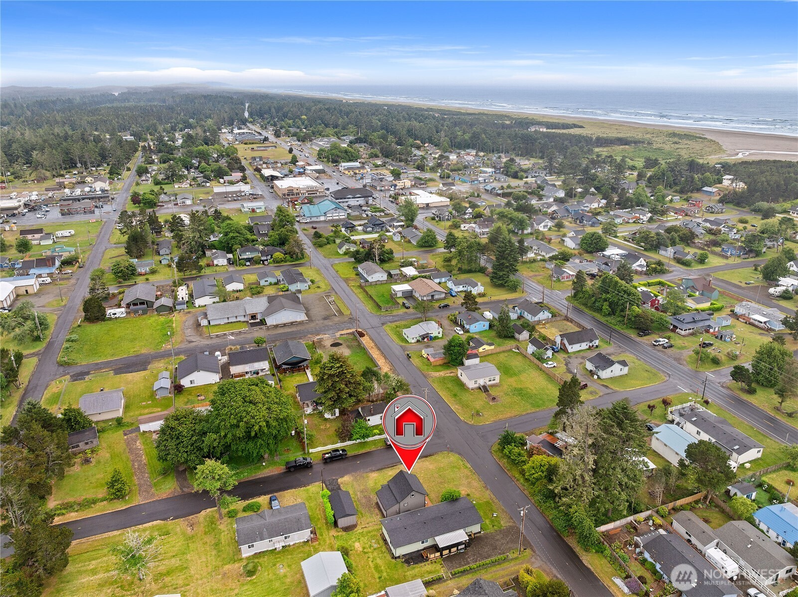 26502 Ridge Avenue Ocean Park, WA 98640 - Photo 30 of 30 an aerial view of residential houses with outdoor space