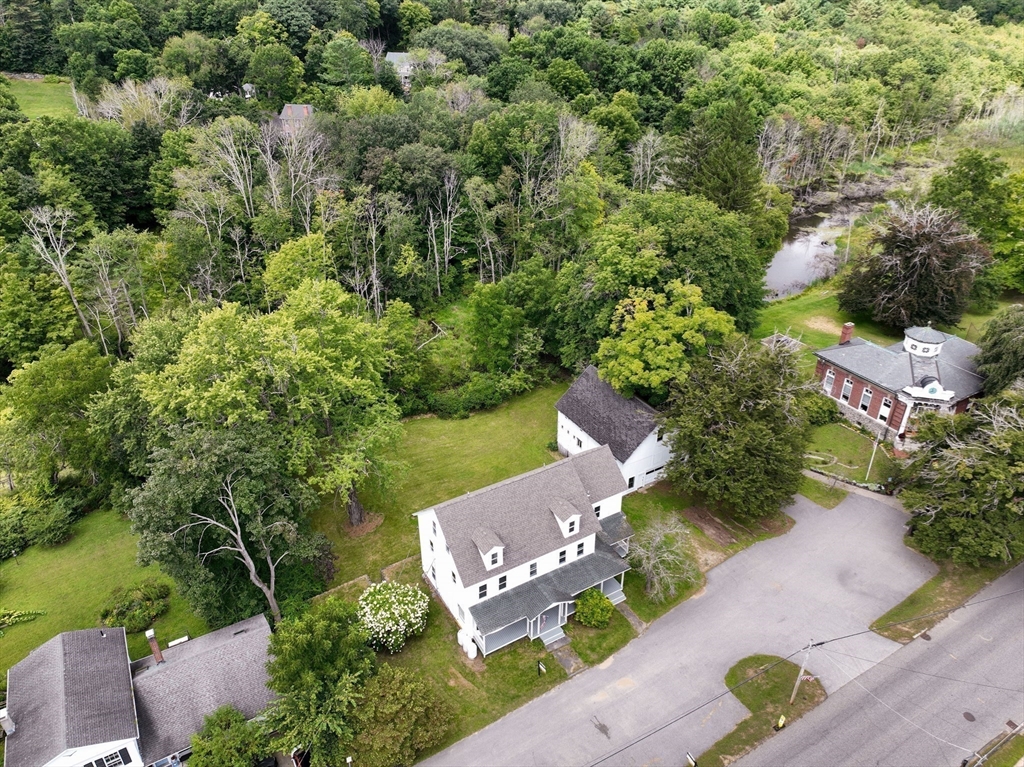 67-69 Petersham Road Hardwick, MA 01037 - Photo 35 of 38 an aerial view of a house with garden space and street view
