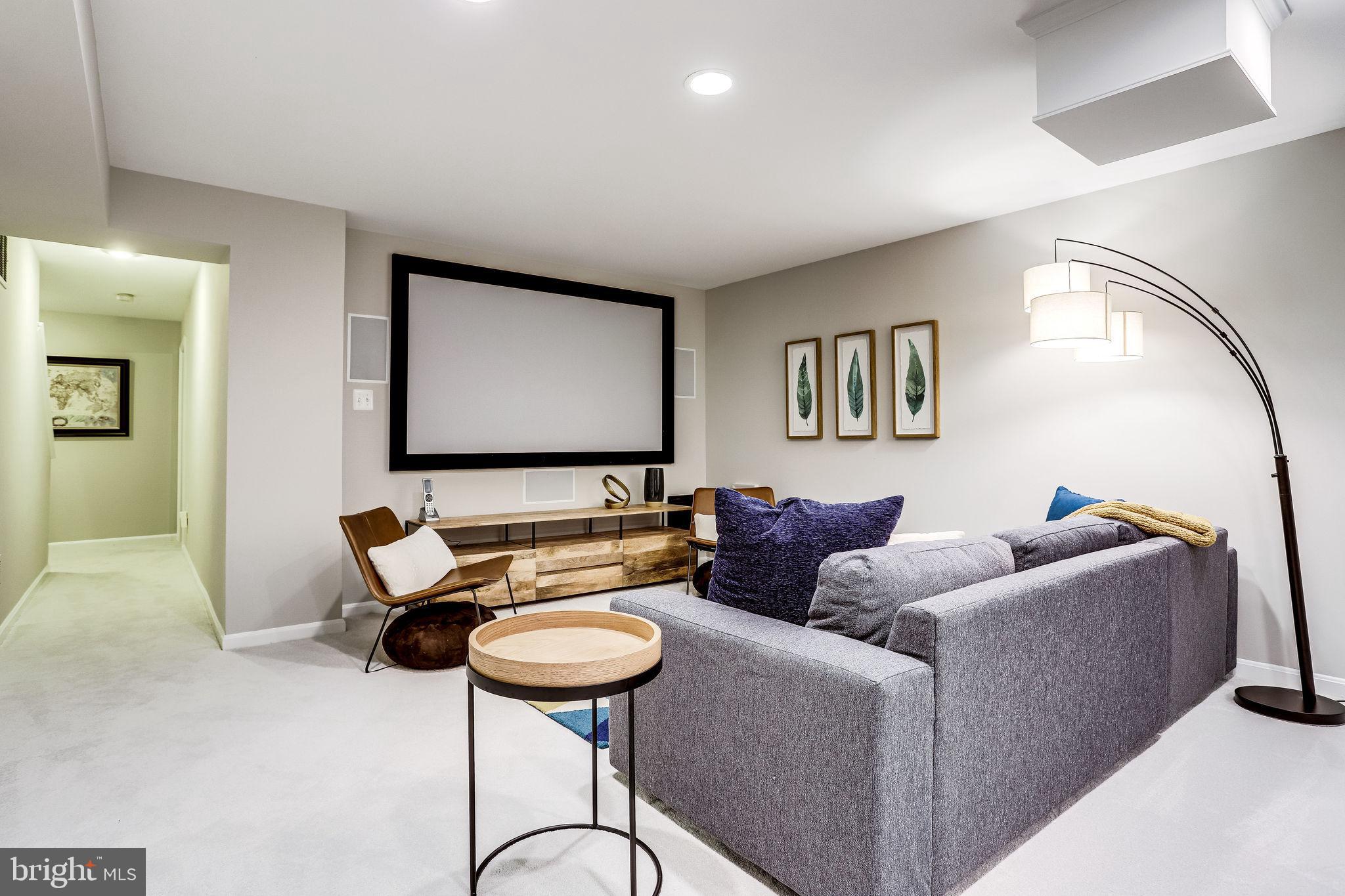 1302 Pavilion Club Way Reston, VA 20194 - Photo 48 of 63 Built-in projector and screen convey