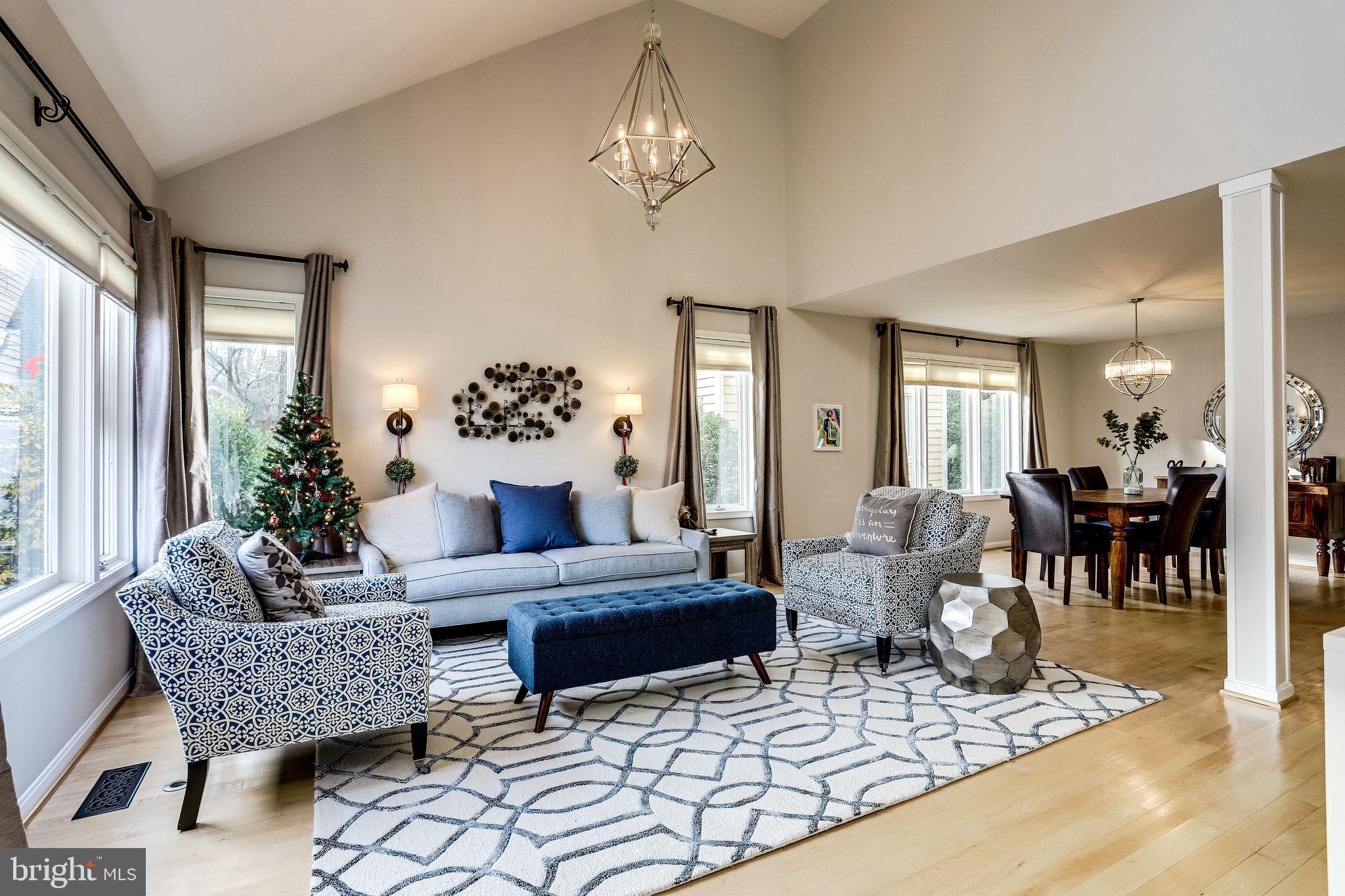 1302 Pavilion Club Way Reston, VA 20194 - Photo 6 of 63 Vaulted ceiling in living room