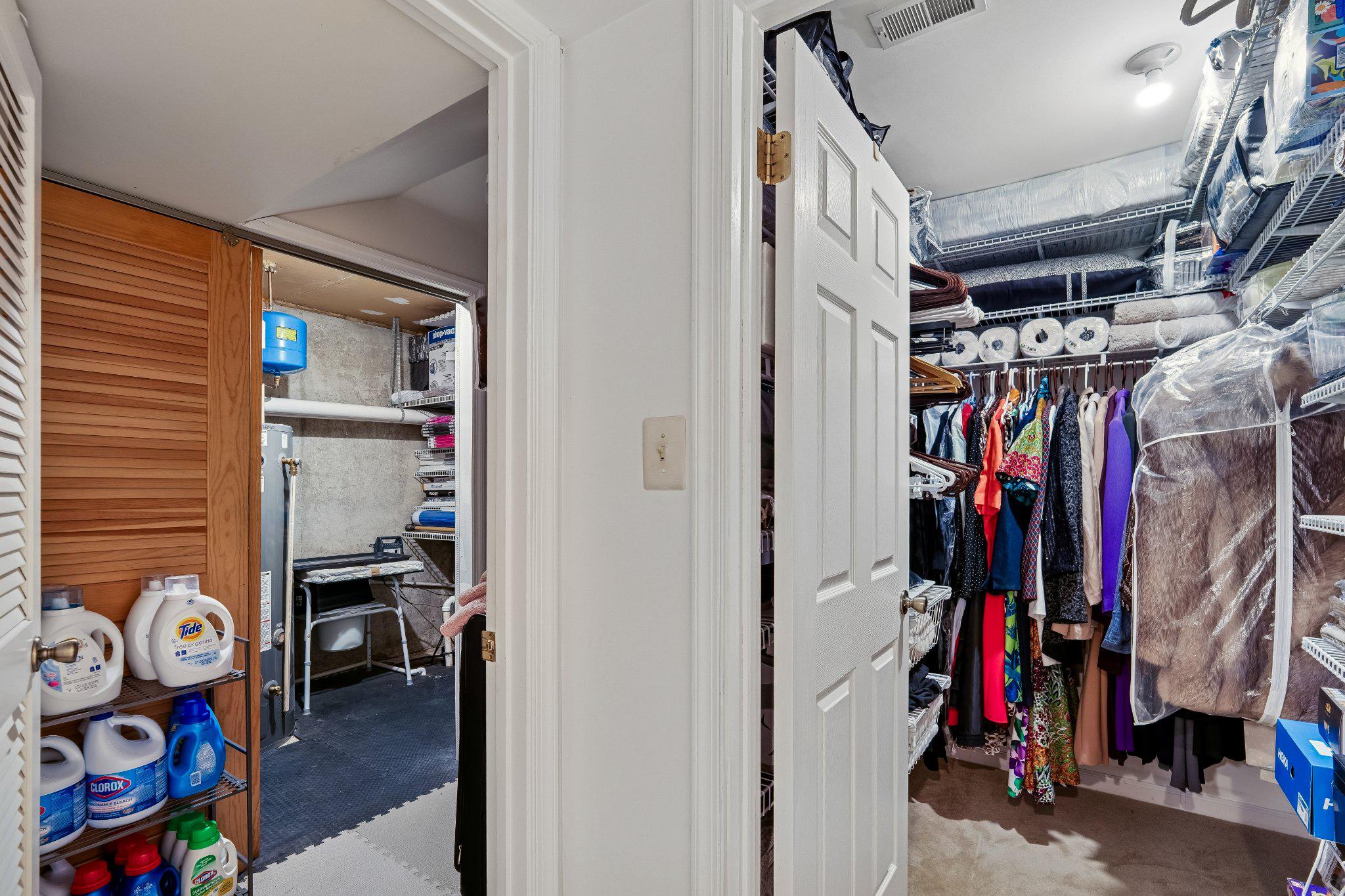 9505 Bald Hill Road Mitchellville, MD 20721 - Photo 35 of 39 Spacious lower level closet with organized storage