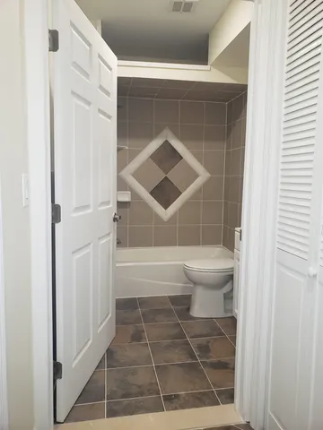 a city view with tall buildings