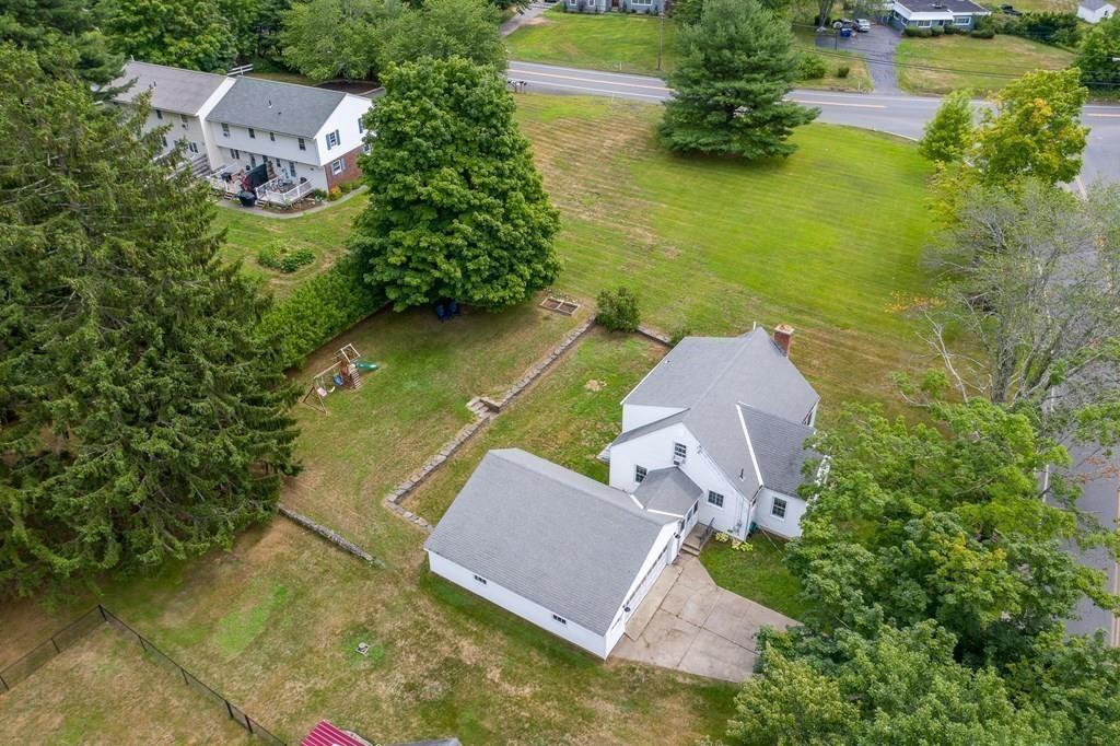4 Fomer Road Southampton, MA 01073 - Photo 41 of 42 an aerial view of lake residential house with outdoor space and trees all around