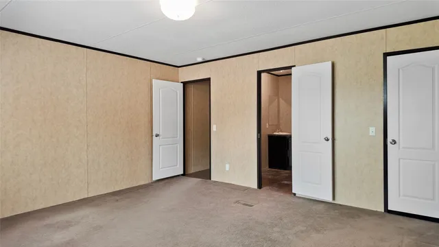 a view of an empty room