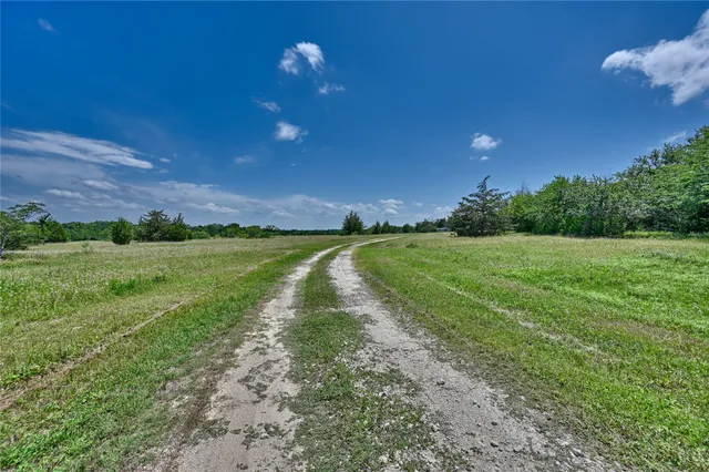 a view of a golf course with a yard