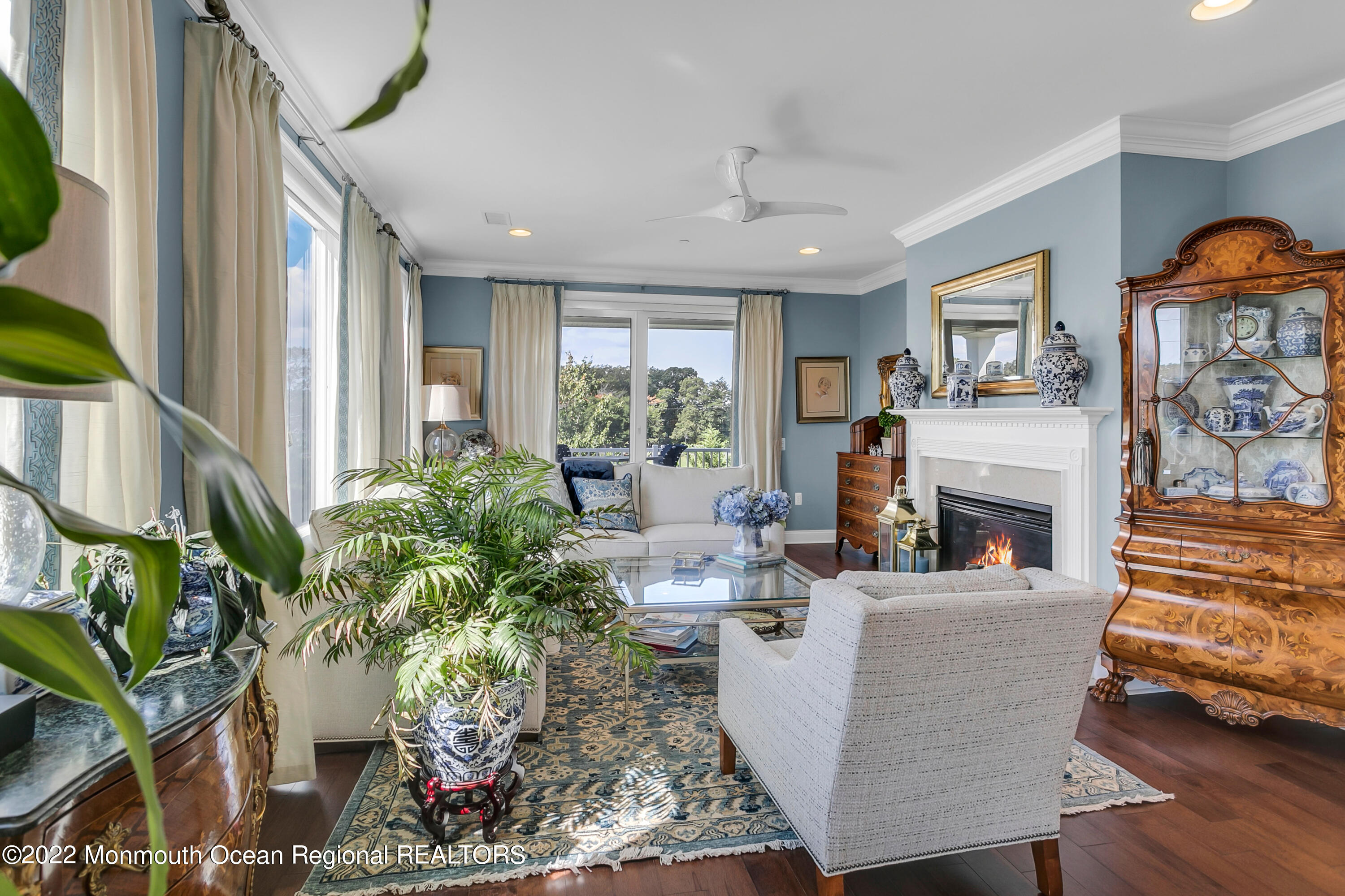 2201 River Road, Unit 1301 Point Pleasant, NJ 08742 - Photo 12 of 38 Great Room with Sliders to Balcony Deck