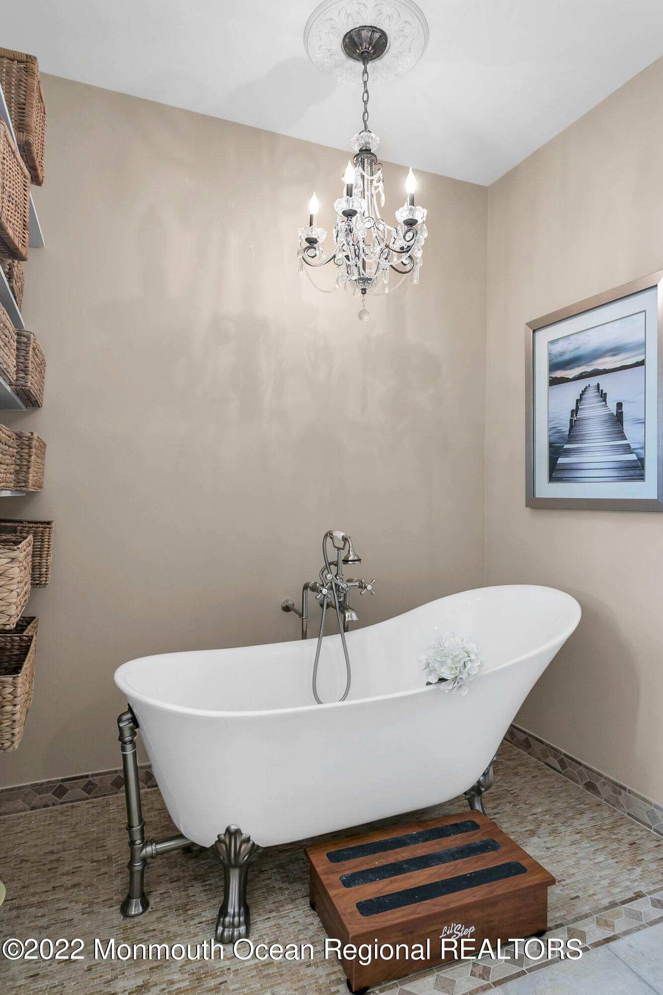 2201 River Road, Unit 1301 Point Pleasant, NJ 08742 - Photo 25 of 38 Master Bath Clawfoot Tub