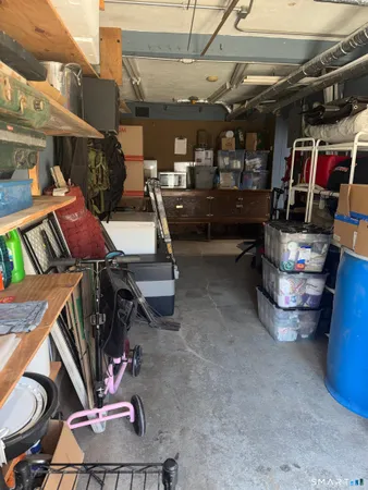 a view of storage and utility room