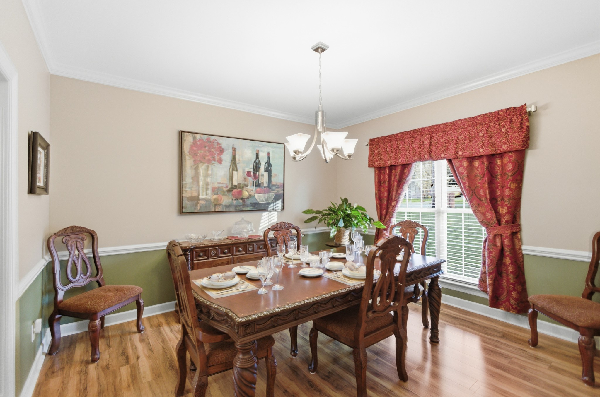 431 Ovoca Lake Road Tullahoma, TN 37388 - Photo 16 of 58 a view of a dining room with furniture window and wooden floor